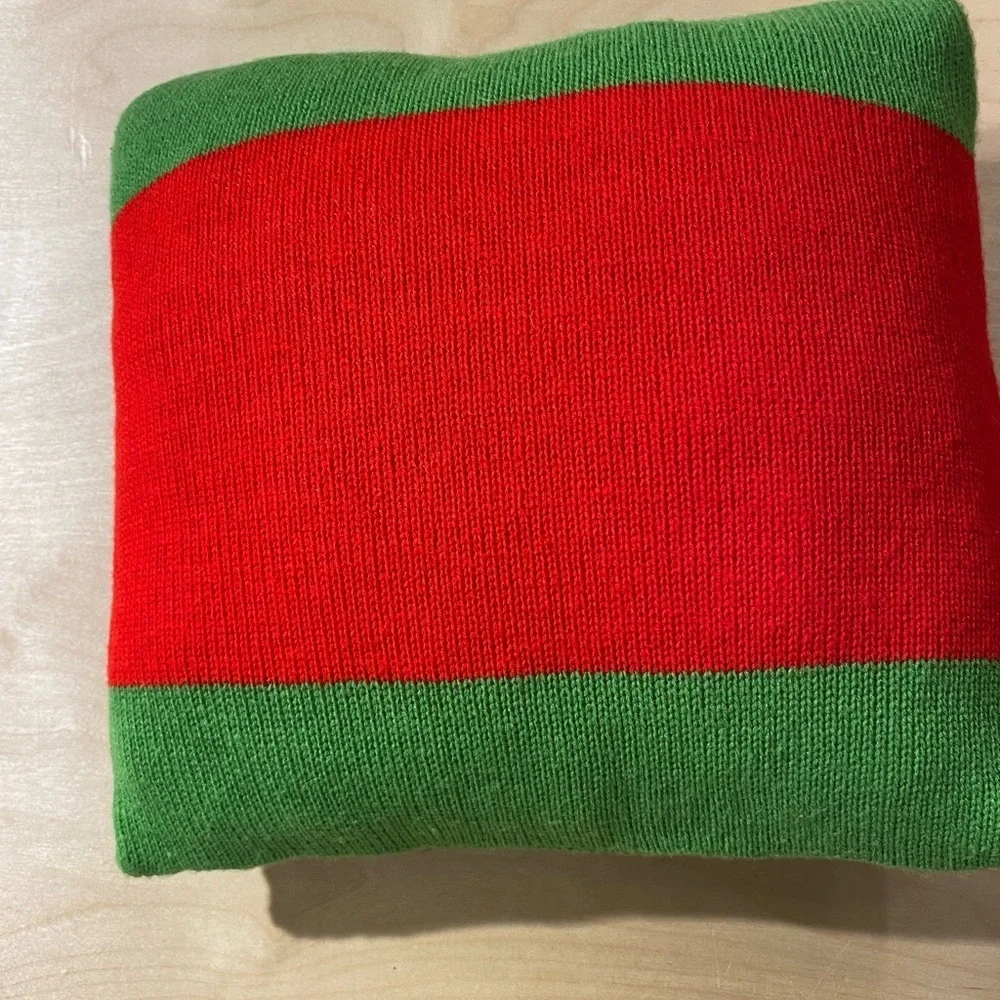 Festive Snowman Knit Pillow (OA)